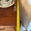 Wood China Cabinet with Glass Doors and Drawers - 13