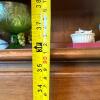 Wood China Cabinet with Glass Doors and Drawers - 14
