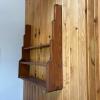 Wall-Mounted Three-Tier Wooden Shelf - 2