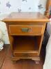 Cherry Wood Drawer Nightstand by J.B. Van Sciver Co., Part of Bed Set