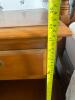 Cherry Wood Drawer Nightstand by J.B. Van Sciver Co., Part of Bed Set - 7