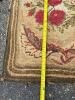 Three Antique Hooked Rugs, Floral and Foliate-Style Designs - 5
