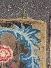 Three Antique Hooked Rugs, Floral and Foliate-Style Designs - 12