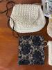 Assorted Small Purses, Clutches, and Floral Handkerchiefs - 2