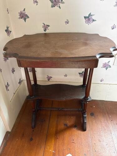 Wood Side Table in the Traditional Style