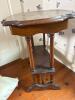 Wood Side Table From Original Family Home - 5