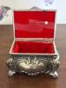 Ornate Footed Jewelry Box in Rococo-Style - 2