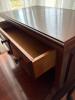 Two-Tier Mahogany Side Table With Drawers - 2