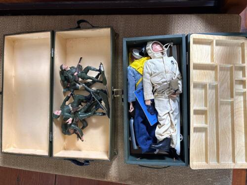 G.I. Joe Footlockers With Action Figures and Accessories