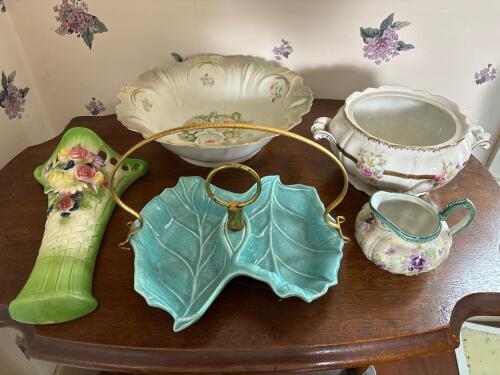 Assorted Vintage Porcelain and Ceramic Decorative Tableware