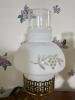 Pair of Brass Table Lamps with Frosted Glass Shades - 3