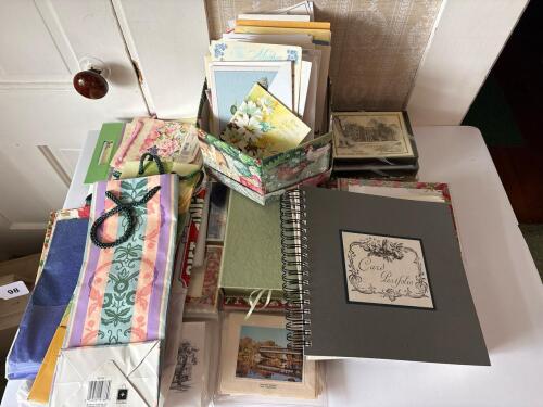 Assorted Greeting Cards, Gift Wrap, Card Portfolio, Gift Bags