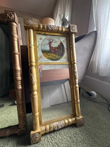 Giltwood Mirrors in Federal-Style Frames