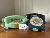 2 Rotary Telephones - 11