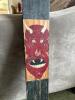 Antique UNH Pledge Paddle with Red Devil Face - 2