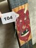 Antique UNH Pledge Paddle with Red Devil Face - 8
