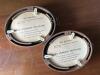 Pair of 6" Oval Silhouette Portraits in Frames, Signed D. Ephaim - 5
