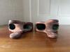 Pair of Woodland Fruit Motif Wall Pocket Vases - 8