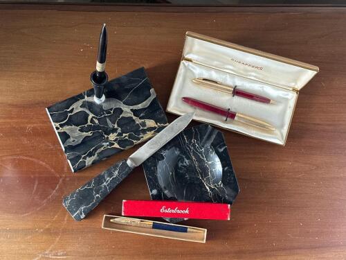 Desk Accessories with Sheaffer&rsquo;s Pen and Pencil Set