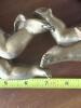 Gilt Cherub Wall Plaques, Brass Candlestick, Limoges Ashtray - 7