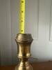 Gilt Cherub Wall Plaques, Brass Candlestick, Limoges Ashtray - 8