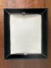 Framed Floral Cross-Stitch Sampler in Gold Tone Frame 6.5" x 5 .75" - 3