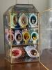 Decorative Eggs, Glass Display Case and Peter Rabbit mini plate - 10