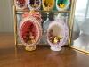 Decorative Eggs, Glass Display Case and Peter Rabbit mini plate - 13
