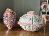 Decorative Eggs, Glass Display Case and Peter Rabbit mini plate - 14