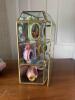 Decorative Eggs, Glass Display Case and Peter Rabbit mini plate - 24