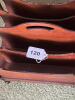 Mahogany Canterbury Magazine Rack in Traditional Style - 10