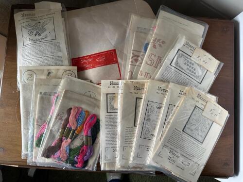 12 Vintage Needles 'N Hoops Embroidery Sampler Kits
