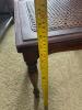 Rectangular Caned-Top Side Table in Traditional Style - 5