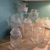 Glass Kitchen Storage Jars and Canisters Assortment - 3