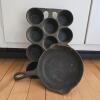Cast Iron Griswold No. 3 Skillet and S. R. & Co. Best Made Muffin Pan