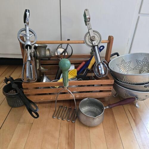 Vintage Kitchen Utensils Assortment