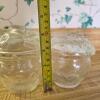 Pair of Frosted Glass Apple-Form Covered Dishes - 4