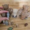 Assorted Ceramic Owl Figurines and Animal Miniatures - 3