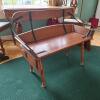 1800's Wooden Buggy Bench from Carriage