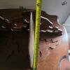 Victorian-Style Wooden Corner Wall Shelf - 4