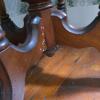 Victorian-Style Wooden Side Table - 9