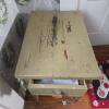 Primitive Single Drawer Painted Side Table - 2