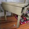 Primitive Single Drawer Painted Side Table - 3