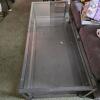Glass and Chrome Modern Coffee Table - 2
