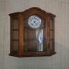 James Q Huntington Quartz Wall Clock in Traditional Style Cabinet