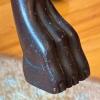 Round Wooden Side Table with Paw Feet - 5