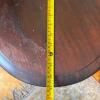 Round Wooden Side Table with Paw Feet - 8