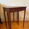 Pair of MCM Wood and Glass Inset Side Tables - 6
