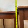 Pair of MCM Wood and Glass Inset Side Tables - 7