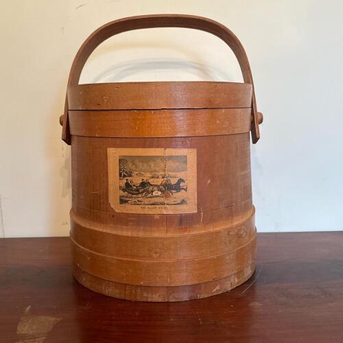 Vintage Bentwood Firkin Bucket